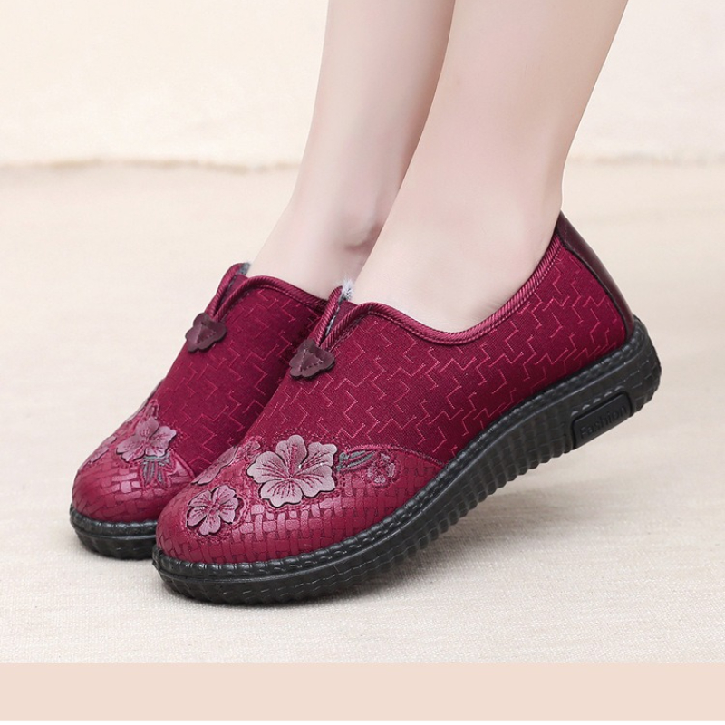 Embroidery Online - Damskie zimowe buty bez sznurowania z