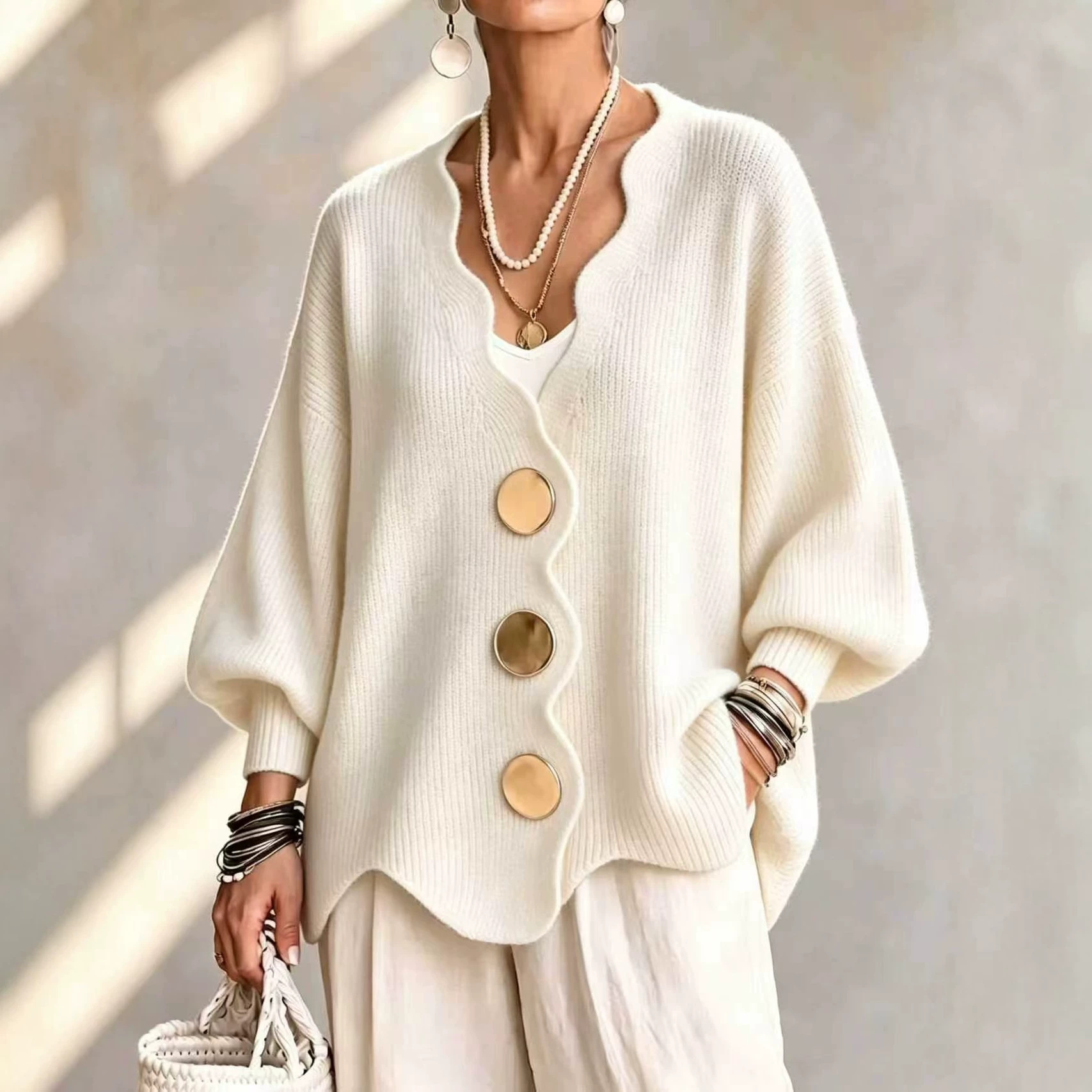 Embroidery Online - 2026 Jesień Zima Damskie swetry i