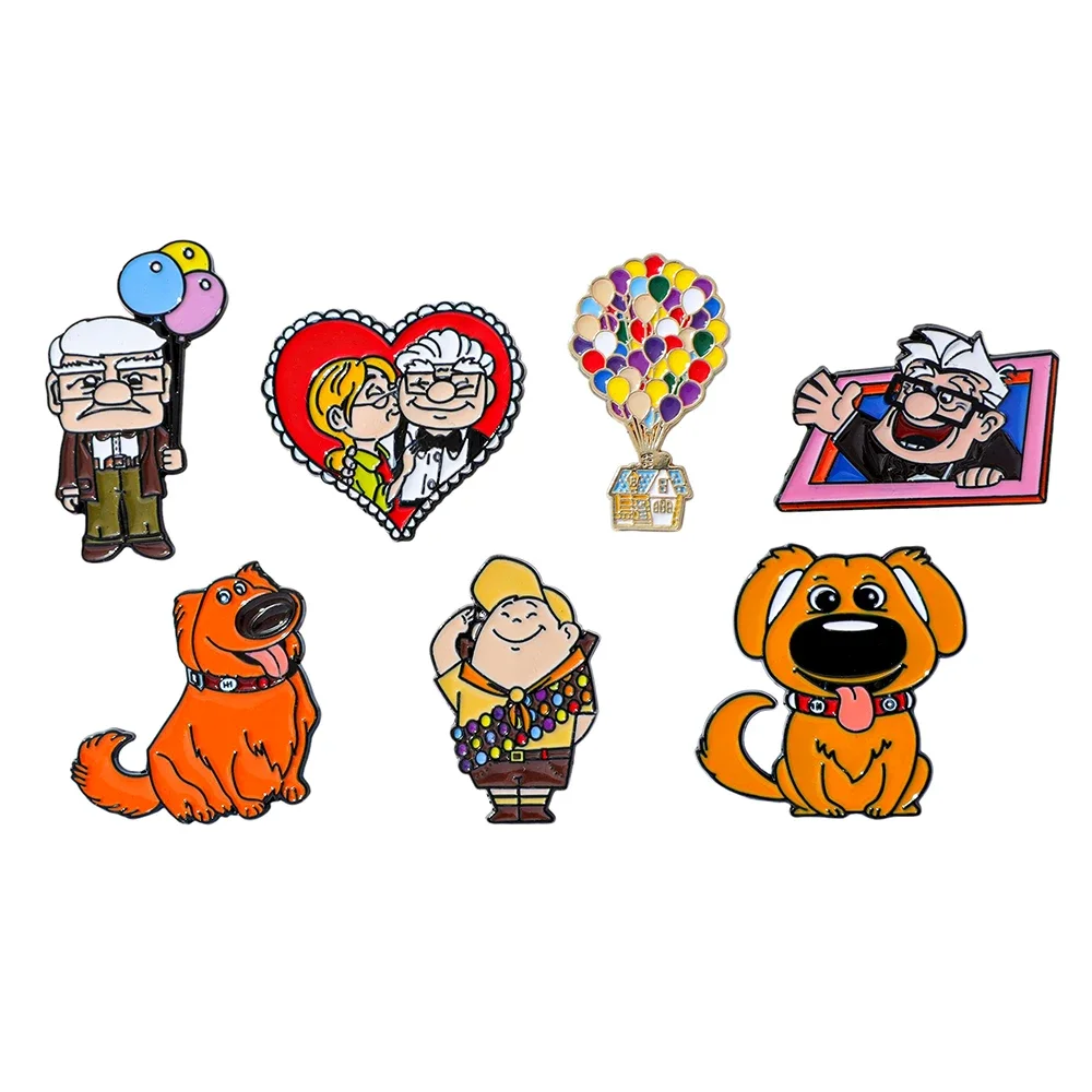 Embroidery Bali - 7 szt. Anime Broszki z Kreskówkami