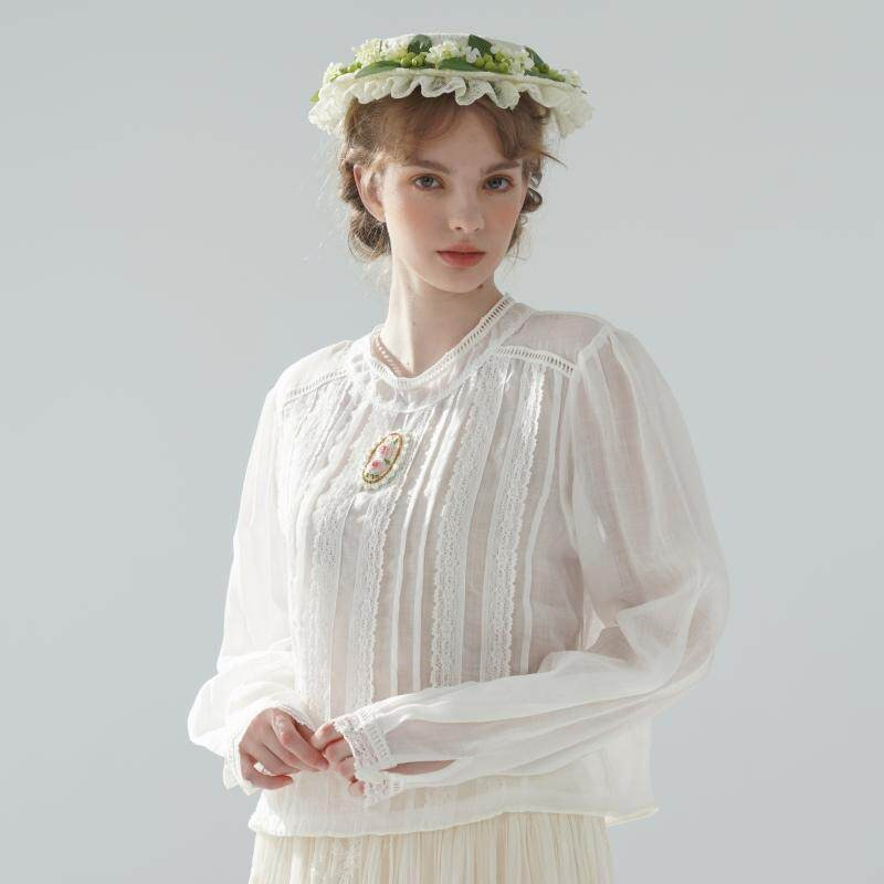 Bluzka damska z ramii 100%, ci – Embroidery Rose recenzja i cena