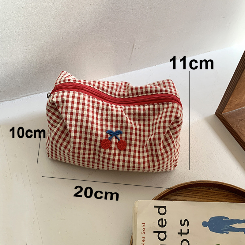 Kosmetyczka z haftem wiśniowym – Embroidery Bag recenzja i cena