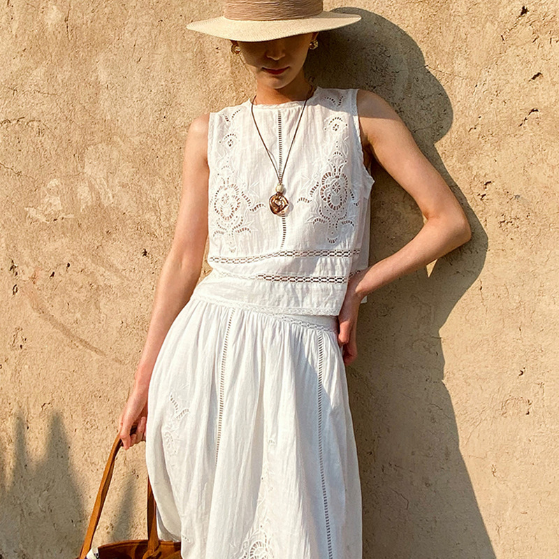 Francuski Projektant Boho Biał – Embroidery Cotton Shirt recenzja i cena