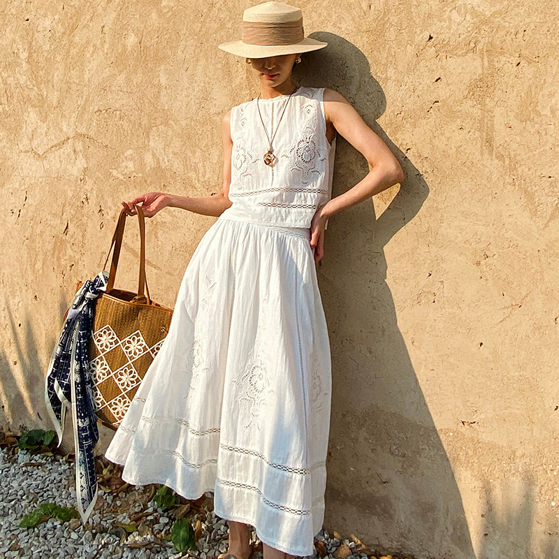 Francuski Projektant Boho Biał – Embroidery Cotton Shirt recenzja i cena