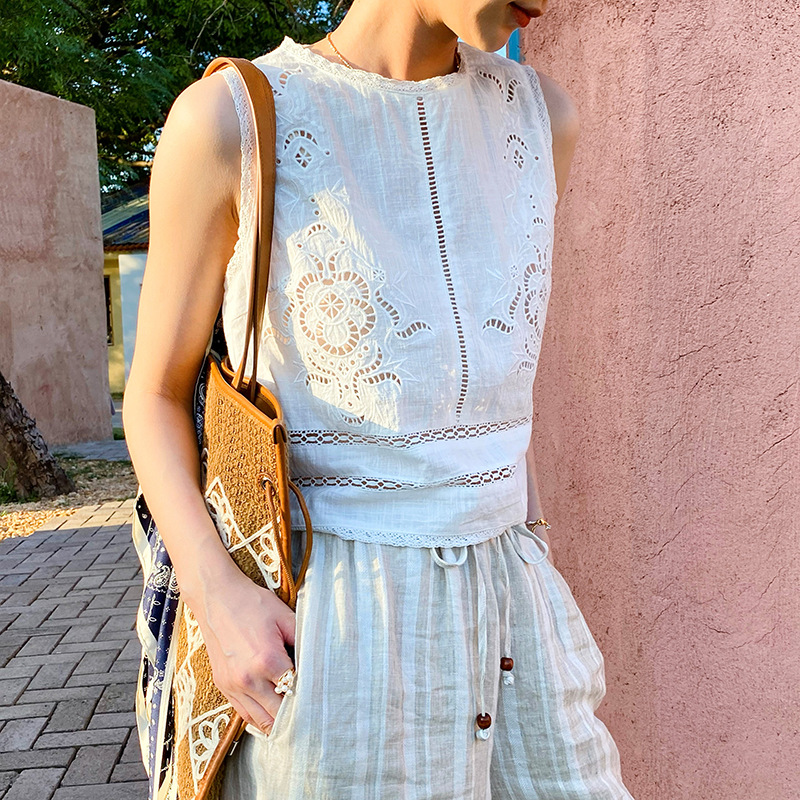 Francuski Projektant Boho Biał – Embroidery Cotton Shirt recenzja i cena