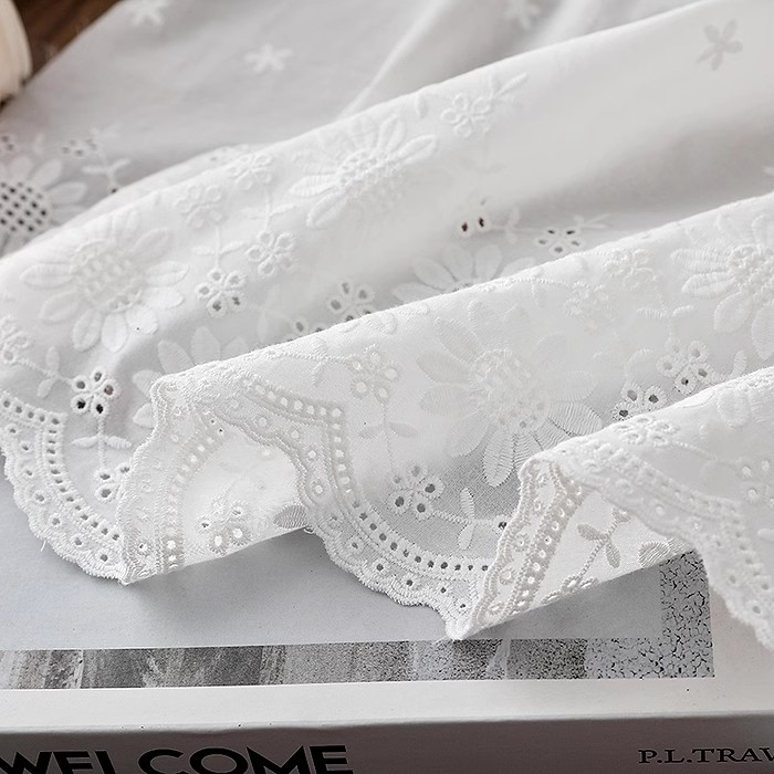 1 jard ażurowej bawełnianej tk – Embroidery Cotton Shirt recenzja i cena