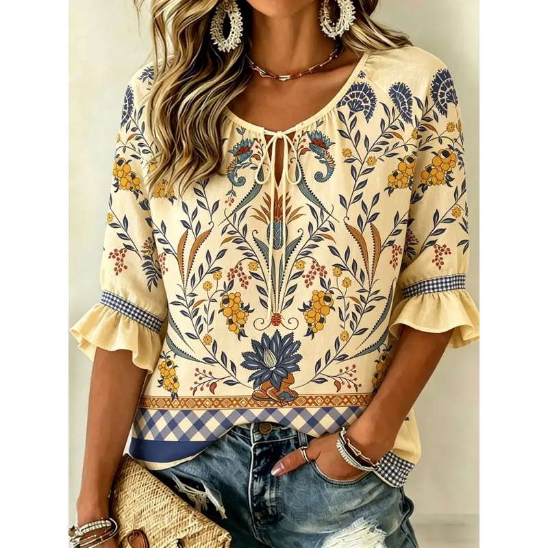 Damska bluzka na wiosnę i lato – Embroidery Online recenzja i cena