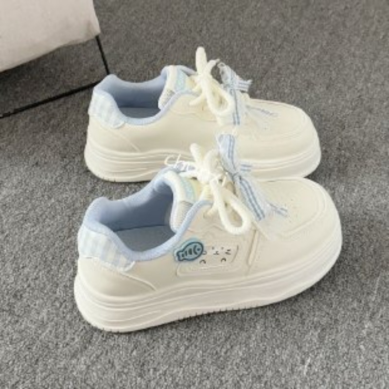 Damskie białe sneakersy na pla – Embroidery Garments recenzja i cena